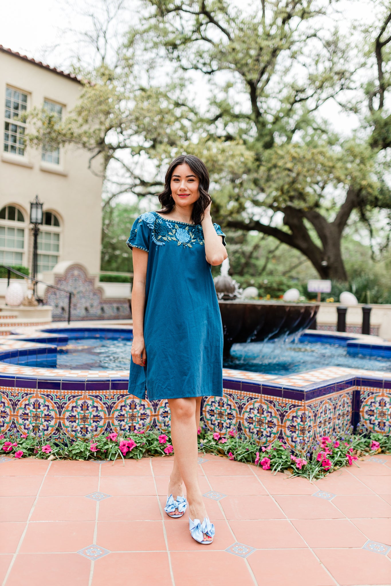 Dahlia Dress | Azure - Luna Antigua Dahlia Dress | Azure - Luna Antigua