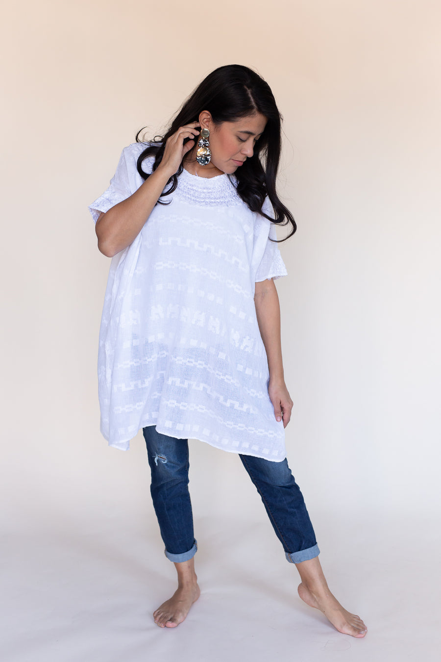 Fort Worth Embroidered tunic