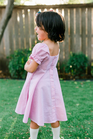 Viviana Dress in Pitaya Pink