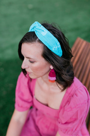 Nina Headband in Turquoise